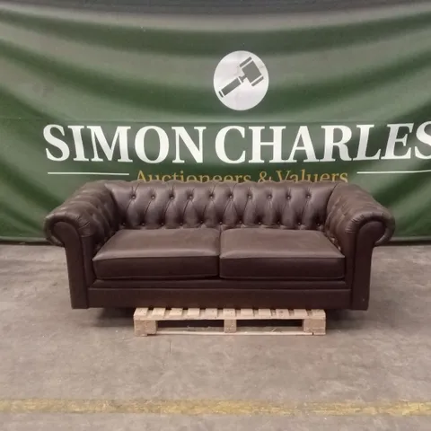 BAKERFIELD 3 SEATER LEATHER/FAUX LEATHER SOFA