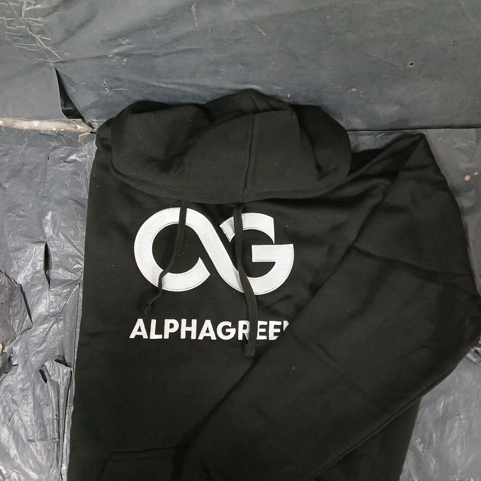 APPROXIMATELY 16 PCS SIZE LARGER ALPHAGREEN HOODIE WITH AG MONOGRAM LOGO