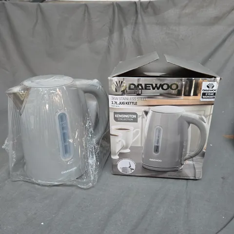 BOXE DAEWOO 1.7L JUG KETTLE IN GREY