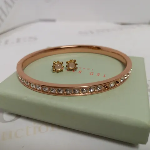 MOONSTONE EARRINGS + TED BAKER BANGLE