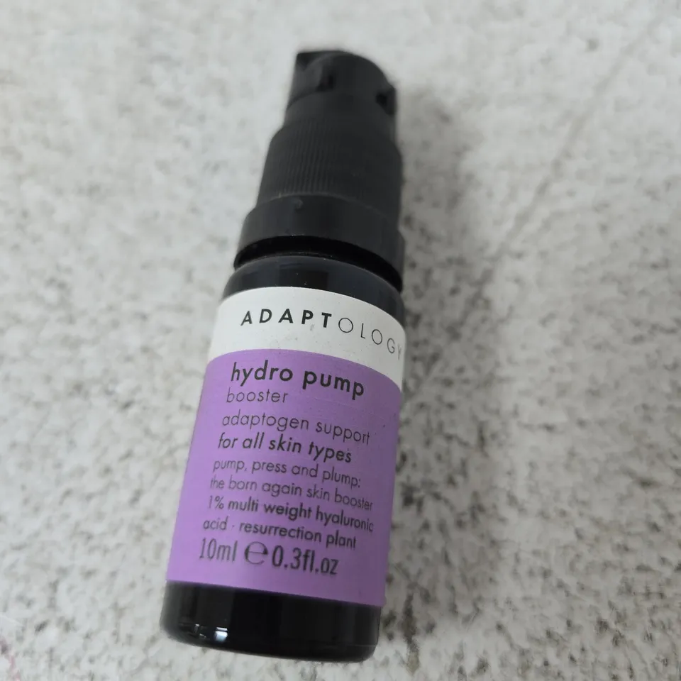BOX OF APPROXIMATELY 20 X ADAPTOLOGY HYDRO PUMP BOOSTER – 10ML