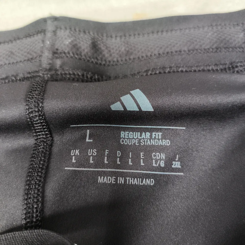 ADIDAS MEN'S SHORTS – BLACK – UK L – REGULAR FIT