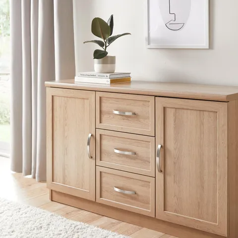 BOXED CAMBERLEY SIDEBOARD - OAK (1 BOX)