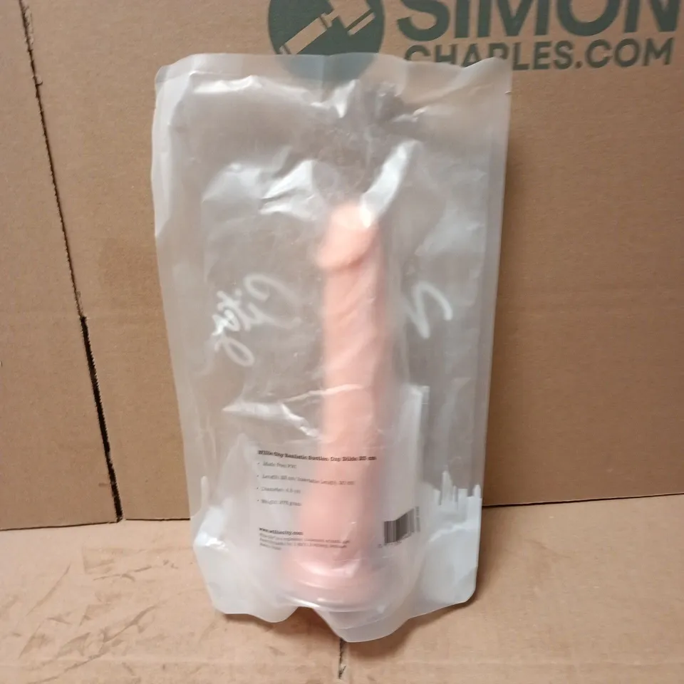 SEALED WILLIE CITY REALISTIC 23CM SUCTION CUP DILDO