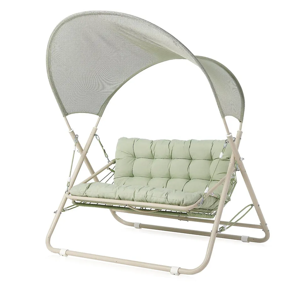 INNOVATORS DOUBLE CANOPY SWING SEAT CHAIR