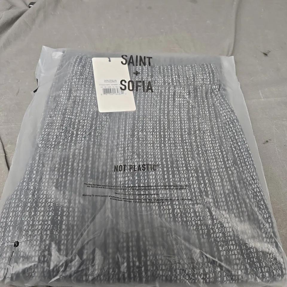 SAINT + SOFIA KELLER WIDE LEG PANT SIZE 18