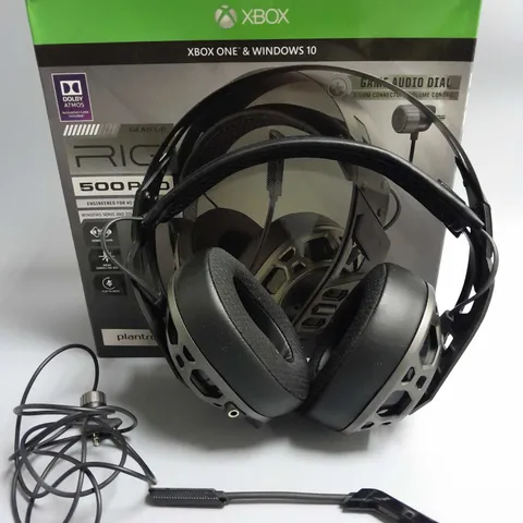 BOXED PLANTRONICS RIG 500 PRO HEADPHONES FOR XBOX & WINDOWS