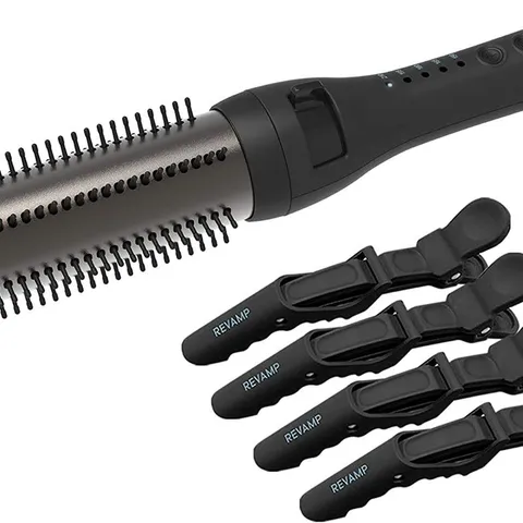 BOXED REVAMP PROGLOSS BIG VOLUME AND WAVE HOT CERAMIC BRUSH