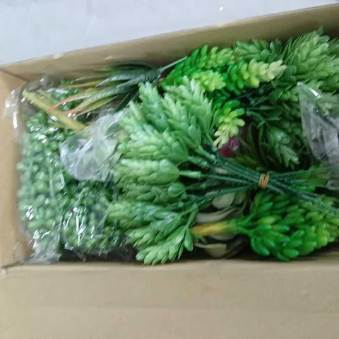 ARTIFICIAL SUCCULENT GREENERY BUNDLES – DECORATIVE INDOOR PLANT DECOR, BOXED