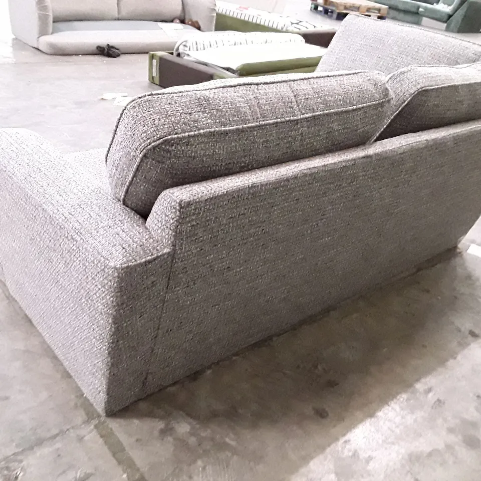 QUALITY DESIGNER CORNER SOFA SECTION - GREY FABRIC 