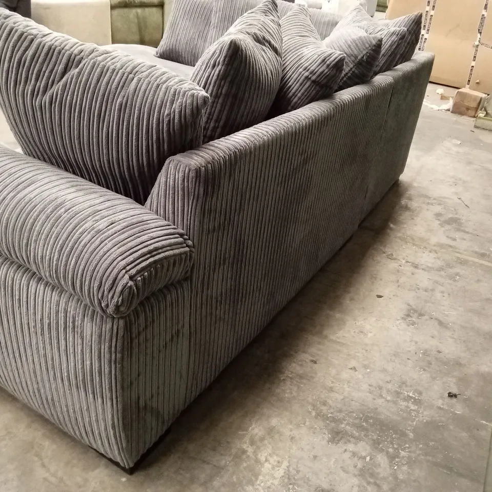 AMALFI LEFT HAND SCATTER BACK FABRIC CORNER CHAISE SOFA RRP £819