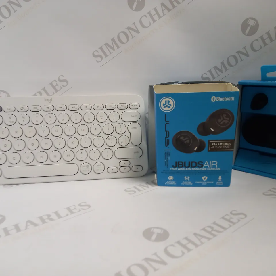 LOGITECH K380 WIRELESS KEYBOARD + JLAB JBUDS AIR TRUE WIRELESS EARBUDS RRP £88