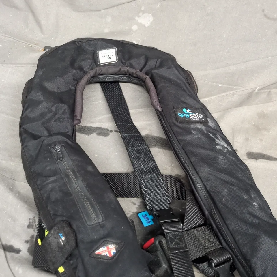 SEASAFE PRO-ZIP 170 LIFE JACKET – BLACK