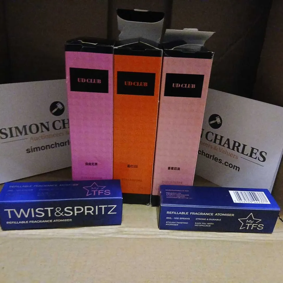 EIGHT ASSORTED FRAGRANCES TO INCLUDE; ZARA, EMERALD AND UD CLUB