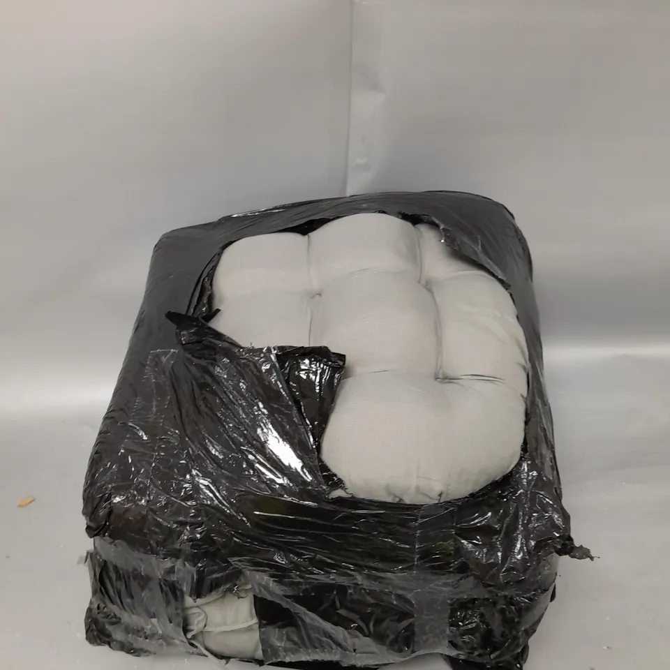APPROXIMATELY 3 CHAIR CUSHIONS 