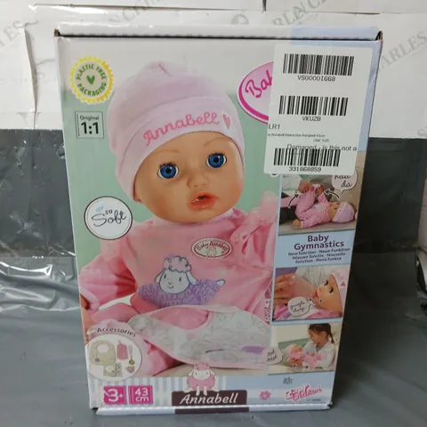 BOXED INTERACTIVE BABY ANNABELL 