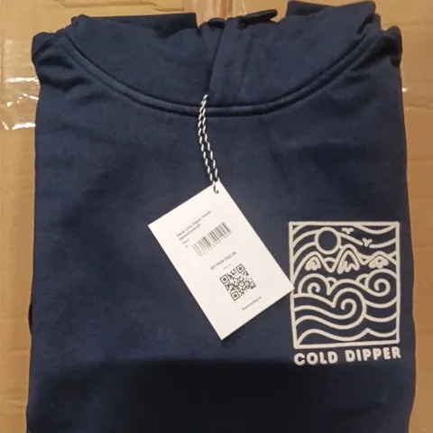BRAND NEW BOX OF BRASS MONKEY HOODIES - NAVY SIZE MEDIUM APPROXIMATELY 9