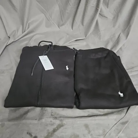 POLO RALPH LAUREN TRACKSUIT IN BLACK SIZE M