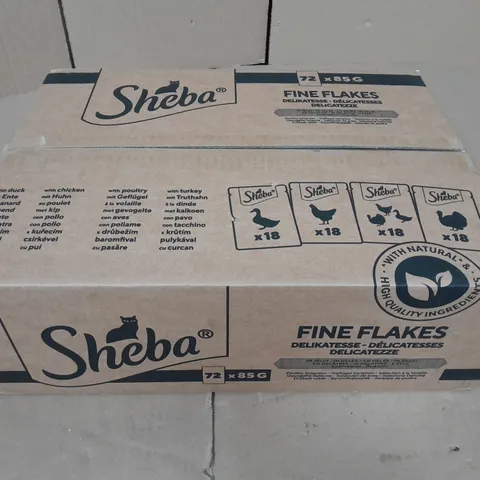 BOXED SHEBA FINE FLAKES SET (72x85g)