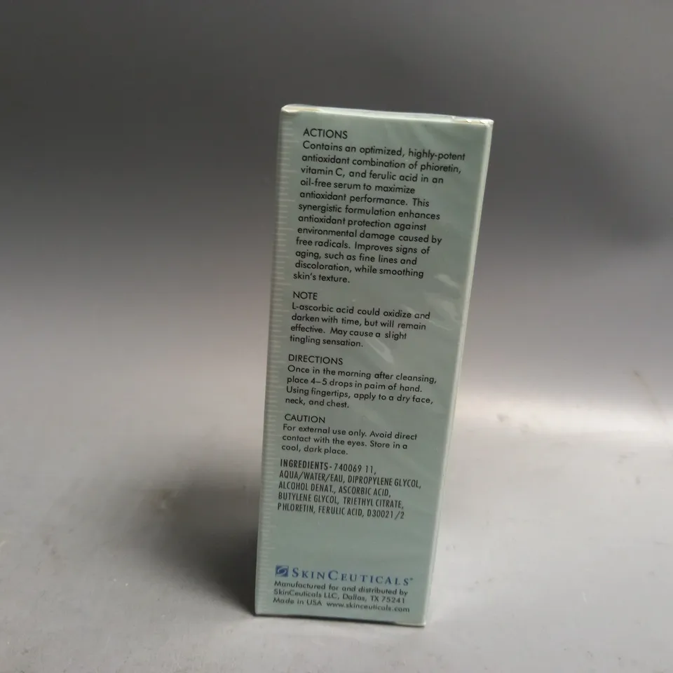 BOXED AND SEALED SKINCEUTICALS PHLORETIN CF COMBINATION ANTIOXIDANT 30ML 