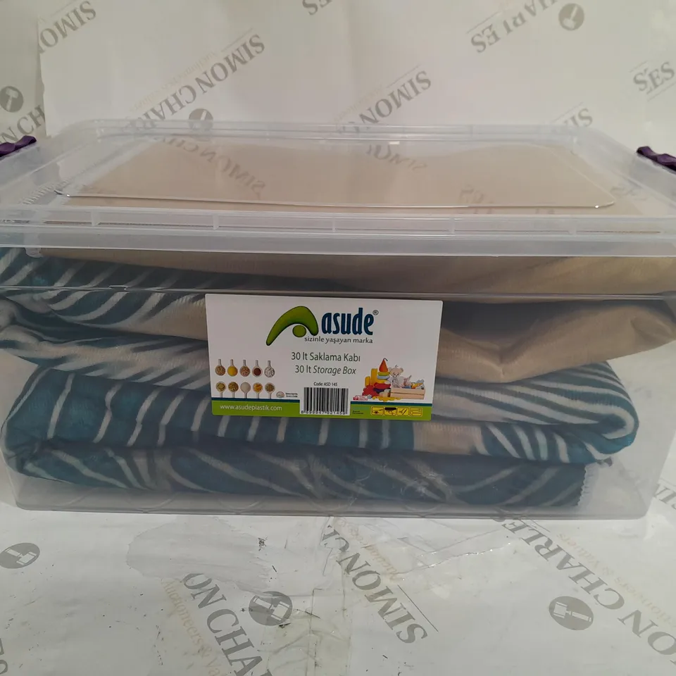 ASUDE 30LITRE STORAGE BOX 