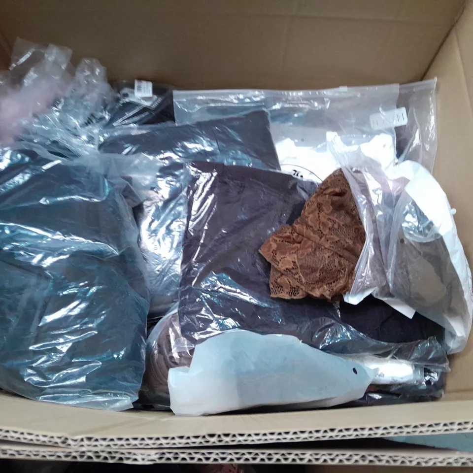 LARGE QUANTITY OF ASSORTED BAGGED CLOTHING ITEMS TO INCLUDE BODEN, BELLAVIE, POUR MOI AND ROMAN - VARIOUS SIZES