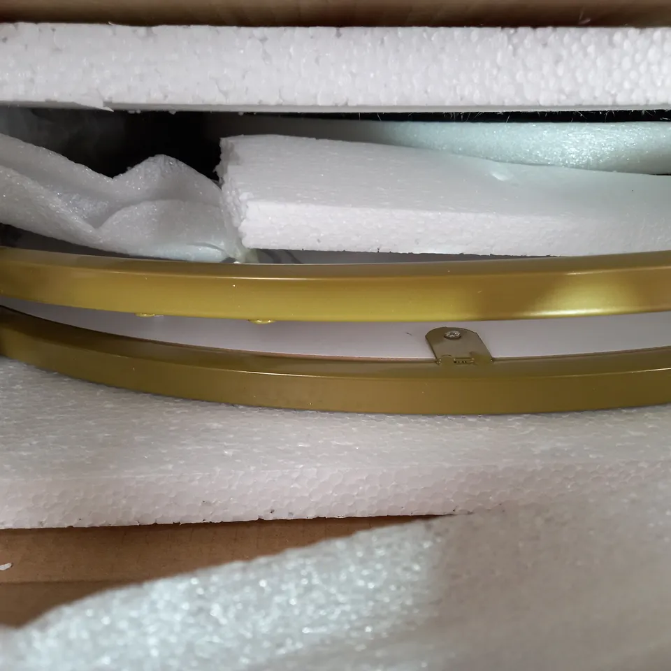 BOXED DESIGNER WHITE/GOLDEN NESTING TABLE