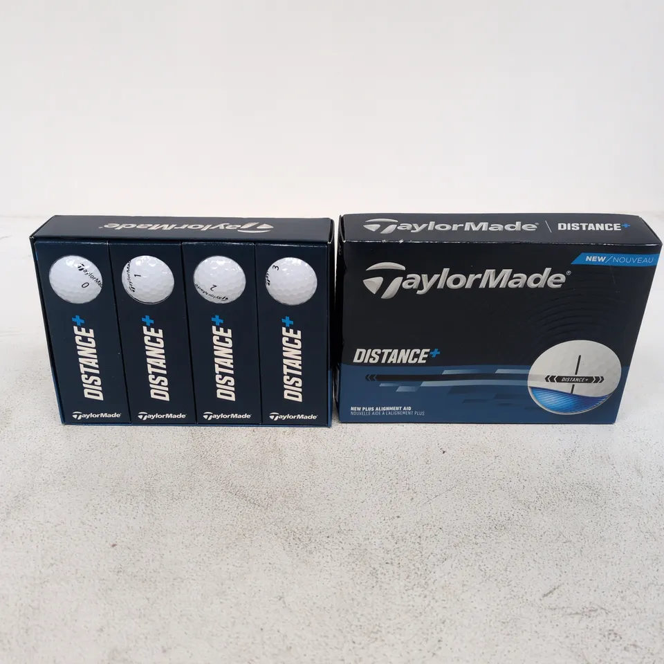 TAYLOR MADE DISTANCE+ ALIGNMENT AID SET OF GOLF BALLS