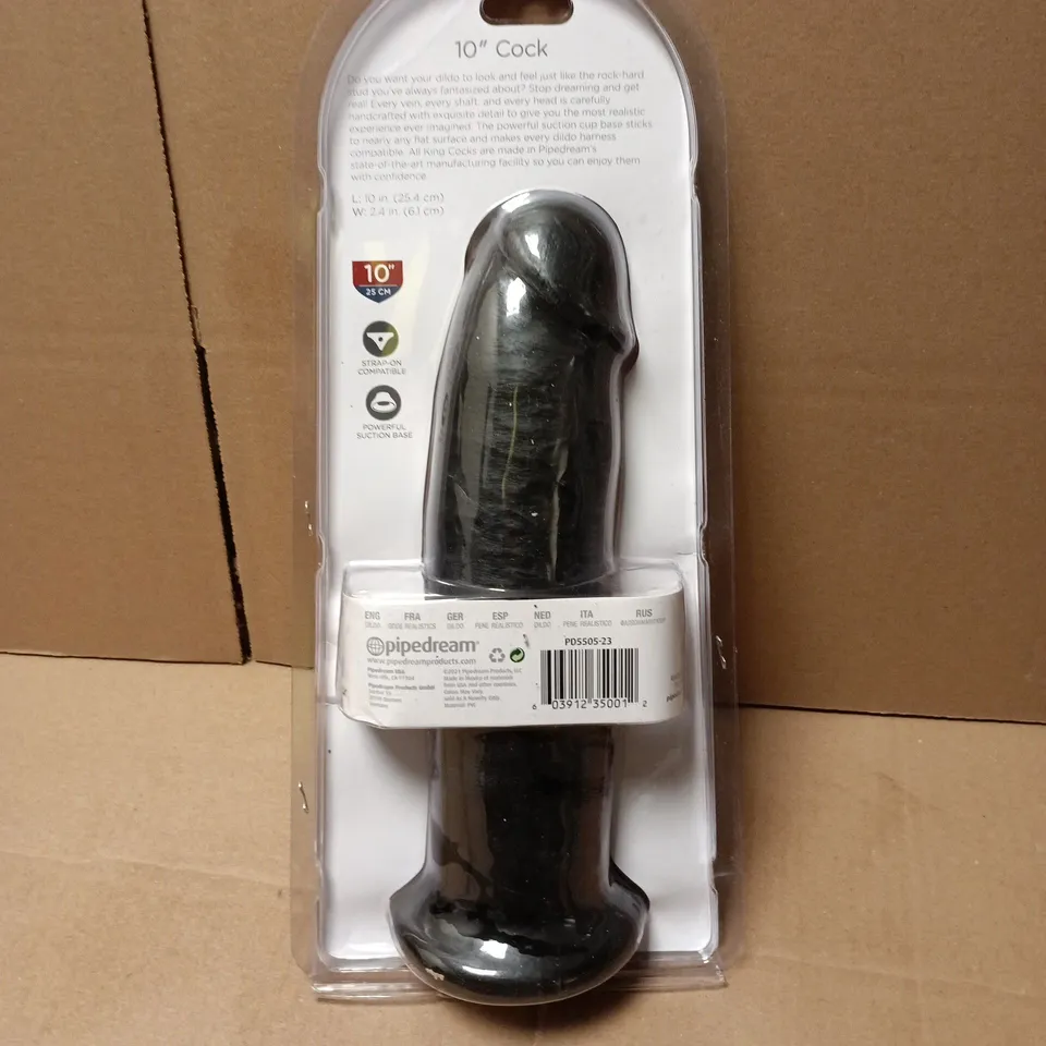 KING C*CK 10" REAL DEAL DILDO