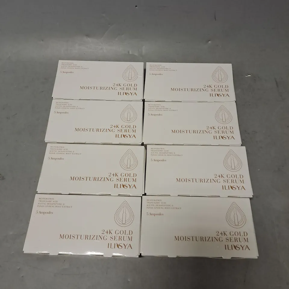 ILISYA X8 24K GOLD MOISTURIZNG SERUMS 5X2ML