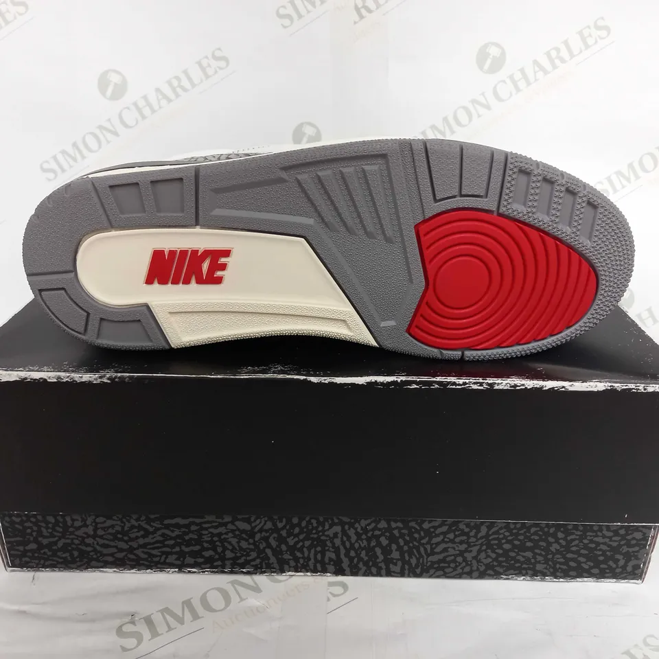 NIKE AIR JORDAN 3 RETRO IN SUMMIT WHITE - UK 10