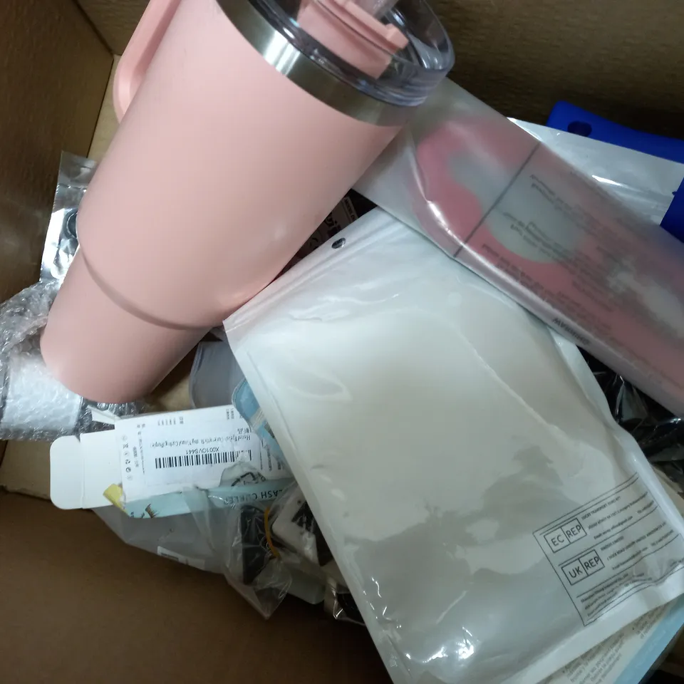 APPROXIMATELY 20 ASSORTED ITEMS TO INCLUDE RECHARGEABLE HEAD LAMP, NON-CONTACT INFRARED THERMOMETER, CHILDREN'S DIGITAL CAMERA ETC. 