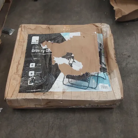 BOXED KEPLIN 2 PACK OF PADDED GRAVITY CHAIRS