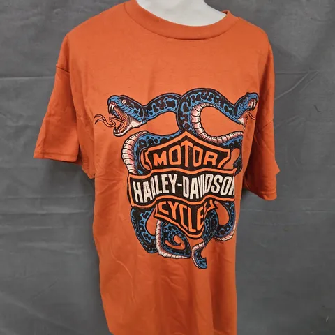 HARLEY DAVIDSON WEST COAST PIT LANE TSHIRT IN TWISTED SIZE L