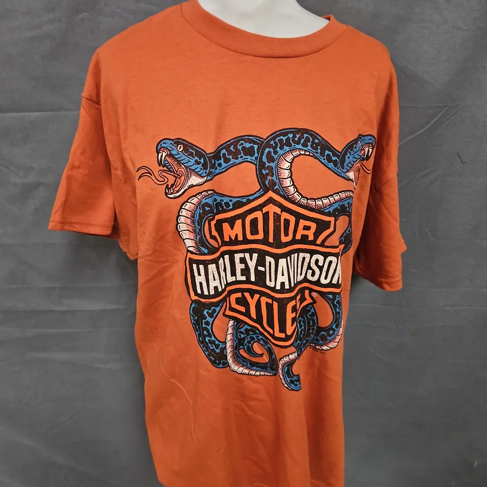 HARLEY DAVIDSON WEST COAST PIT LANE TSHIRT IN TWISTED SIZE L