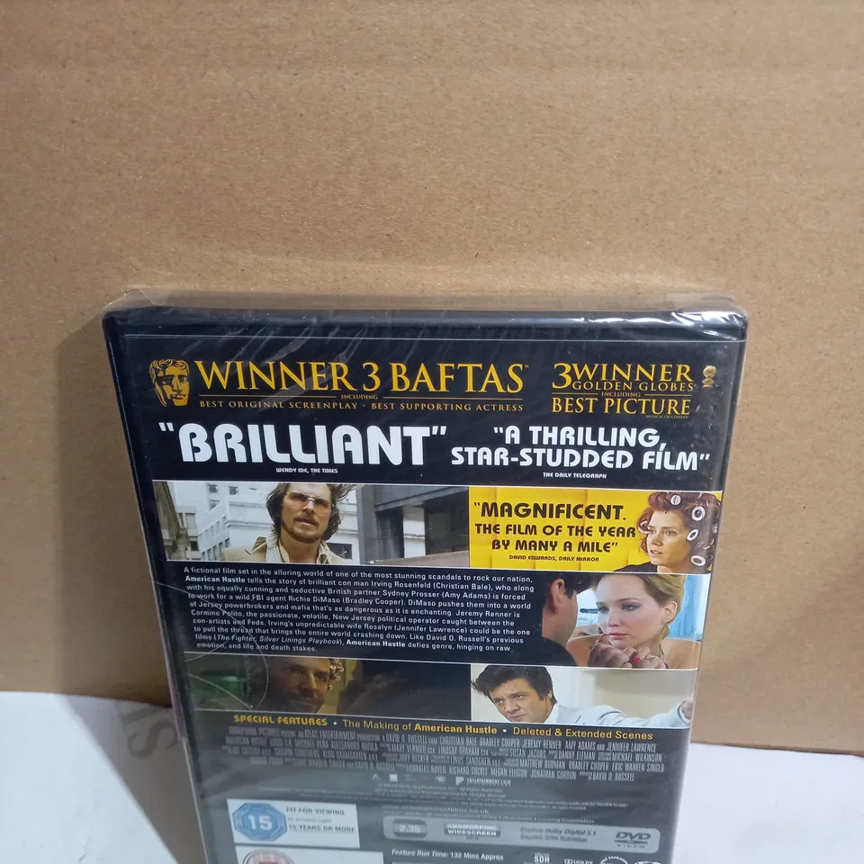 LOT OF APPROXIMATELY 24 AMERICAN HUSTLE DVDS