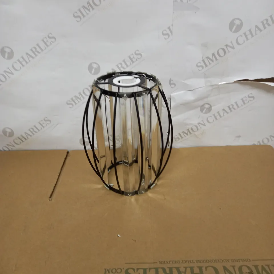 GIGGI SMALL K9CRYSTAL CYLINDER SHAPE OVAL RINGS CEILING PENDANT LAMP/LIGHT SHADE