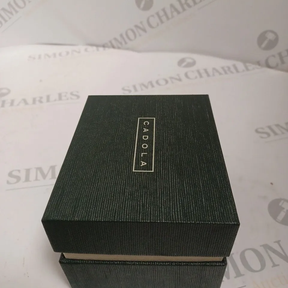 BOXED CADOLA STAINLESS STEEL AUTOMATIC WATCH SILVER