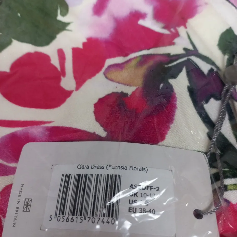 ALIE STREET LONDON CLARA DRESS (FUCHSIA FLORALS) – UK 10-12
