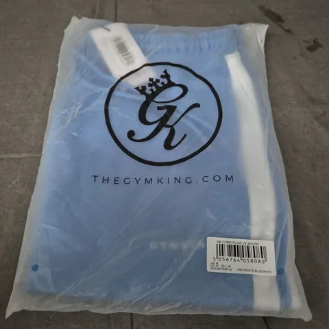 GK CORE PLUS V2 SHORT – PROVENCE BLUE/WHITE – UK M (EU 48) – THE GYM KING