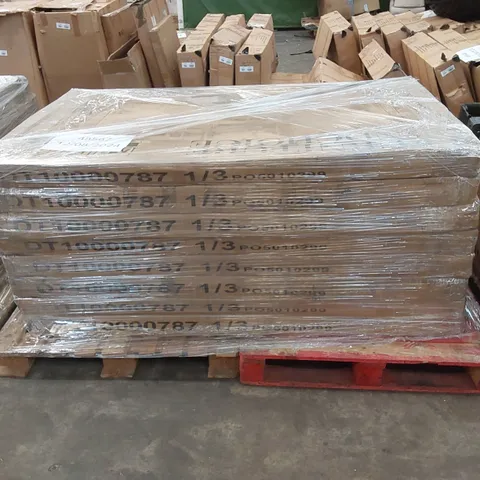 PALLET OF ASSORTED INCOMPLETE DINING TABLE PARTS // BOXES 1 OF 3 ONLY