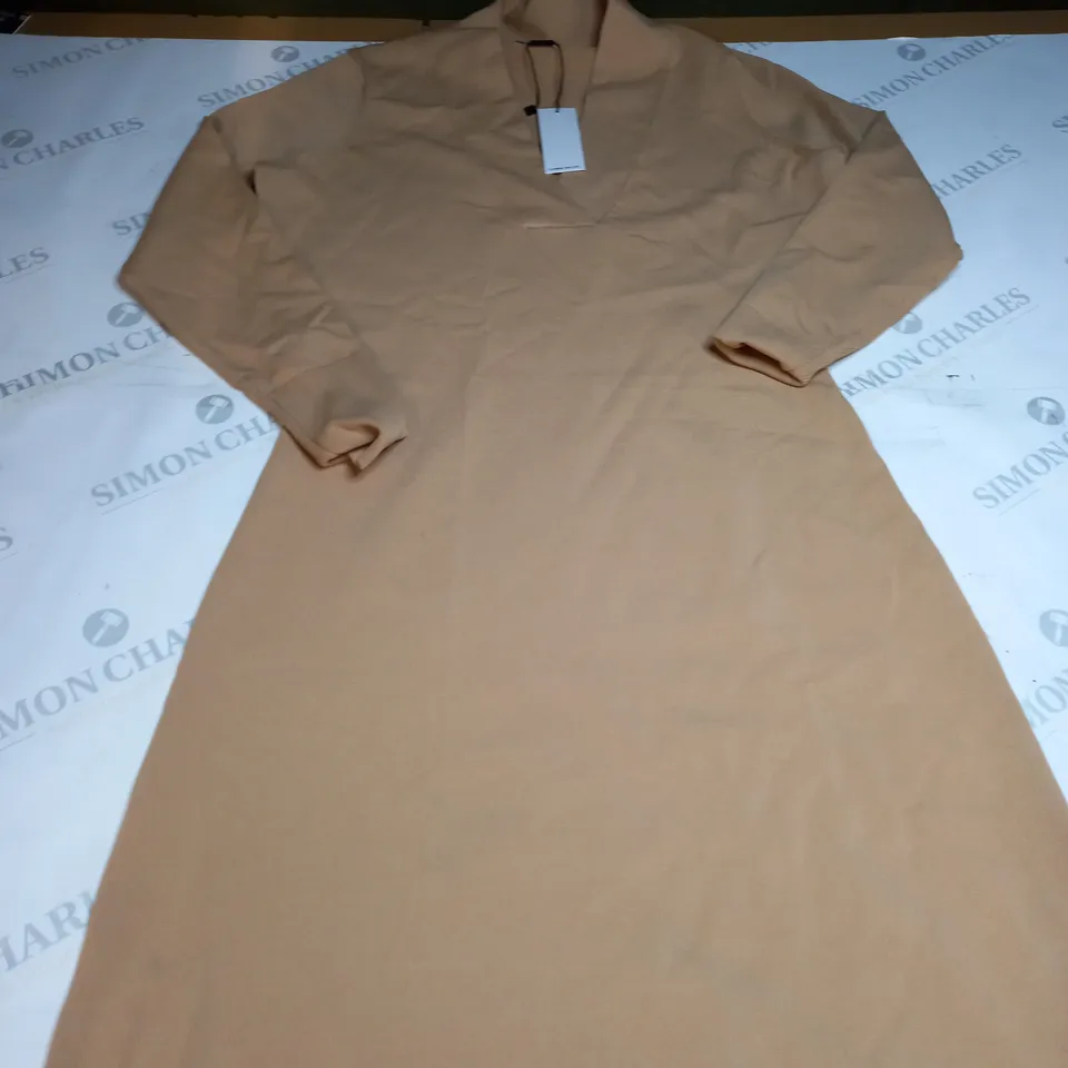 KAREN MILLEN PETITE FIGURE FORM KNITTED MIDAXI DRESS SIZE S 