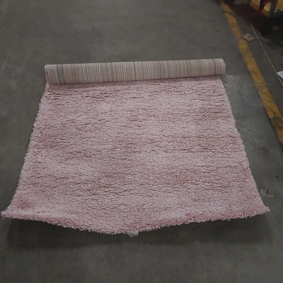 QUALITY CHILDALE AREA RUG MACHINE WOVEN RECTANGLE PINK -120 x 170cm
