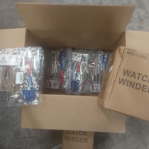 BOX TO CONTAIN WATCH WINDERS AND WATCH REPAIR KITS