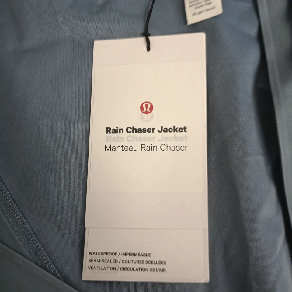 LULULEMON RAIN CHASER JACKET – WOMEN'S, UK 8 (US 4) – BLUE