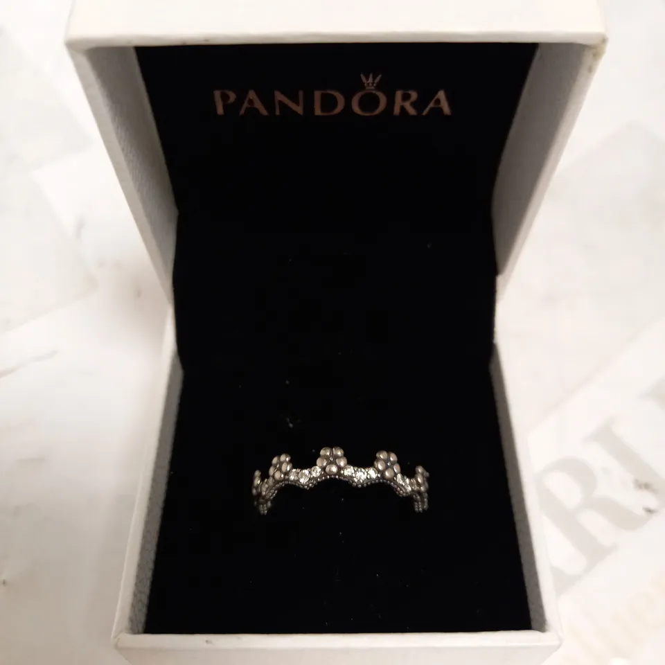 PANDORA CROWN RING SIZE 60