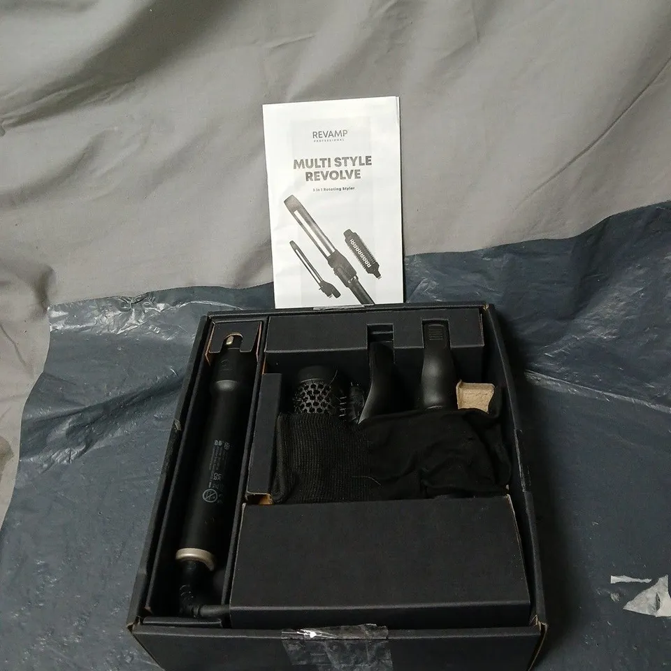REVAMP MULTI STYLE REVOLVE 2 IN 1 ROTATING STYLER UNBOXED