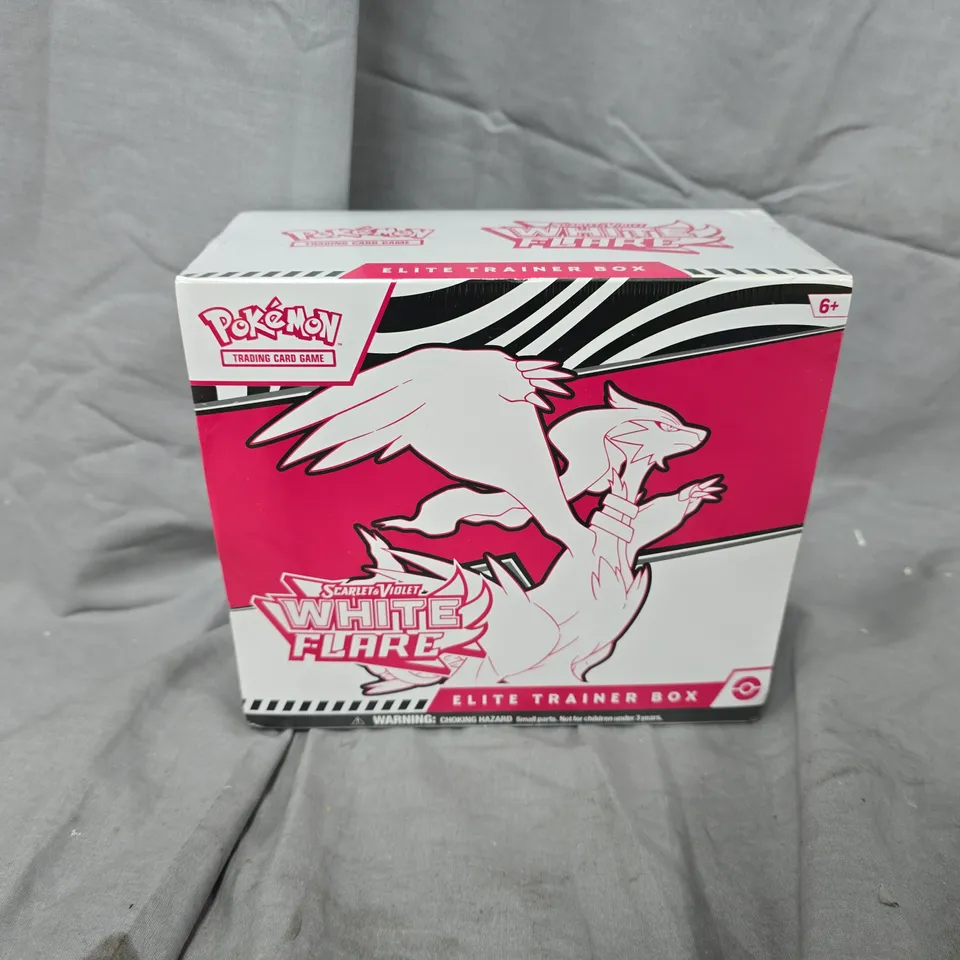 SEALED POKÉMON SCARLET & VIOLET ELITE TRAINER BOX – WHITE FLARE