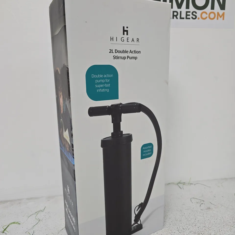 HIGEAR 2L DOUBLE ACTION STIRRUP PUMP
