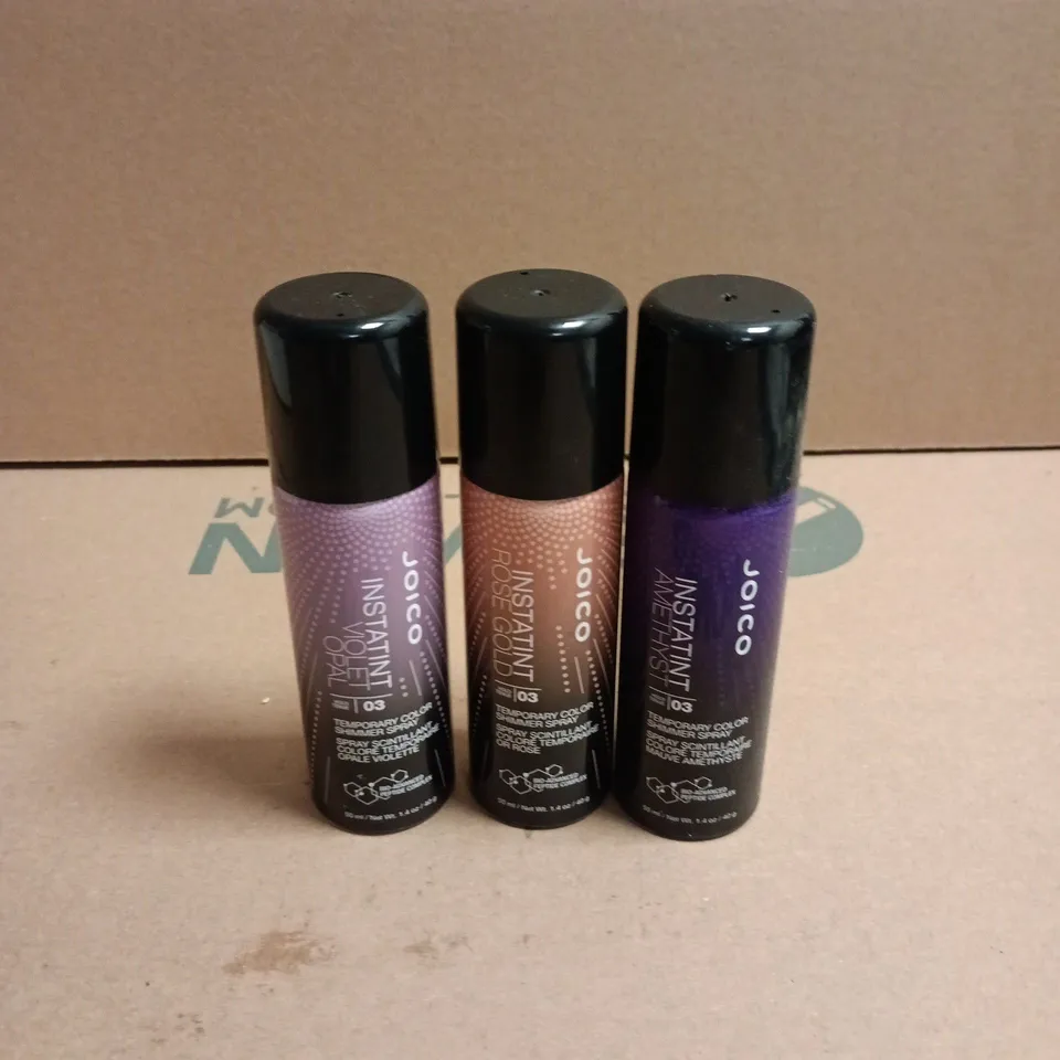 APPROXIMATELY 34 X ASSORTED JOICO HAIR CARE PRODUCTS TO INCLUDE INSTANT AMETHYST/ROSE GOLD ETC